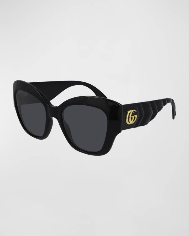 Oversized Acetate Butterfly Sunglasses